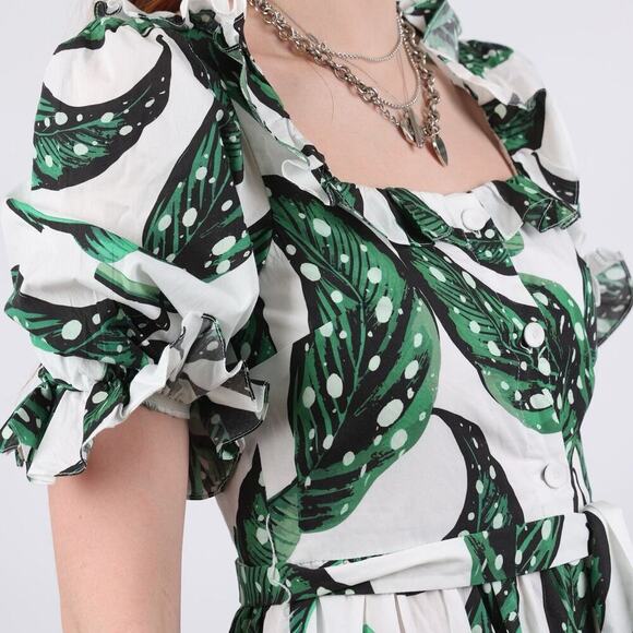 Borgo De Nor Women’s Midi Floral Cotton Maxi Dress Size UK 14 (10 US) - Picture 4 of 13